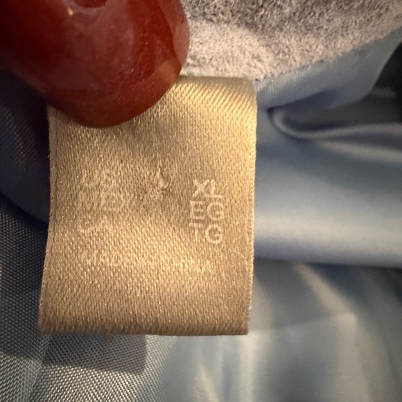 Liz Claiborne Women's Soft Blue/Periwinkle Suede Leather Jacket, Size XL - Picture 16 of 16